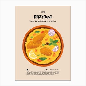 Biryani Canvas Print