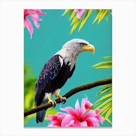 Eagle Tropical bird Canvas Print