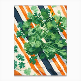 Parsley Summer Illustration 6 Canvas Print