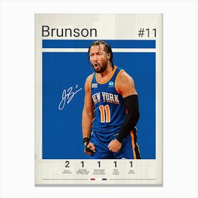 Jalen Brunson Canvas Print