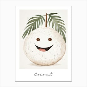 Friendly Kids Coconut 1 Poster Canvas Print