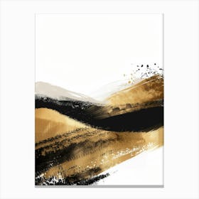 Abstract Brush Strokes 32 Canvas Print