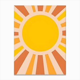 Sun Rays 2 Canvas Print