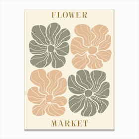 Flower Market 19 Canvas Print