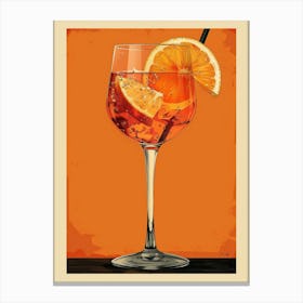 Aperol Spritz Art Print 105 Canvas Print