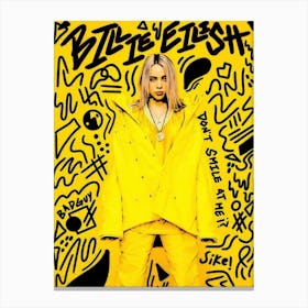 Billie Eilish 3 Canvas Print