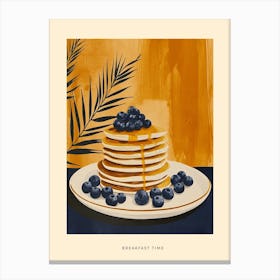 Breakfast Time Art Deco Poster 21 Canvas Print
