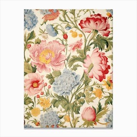 Floral Wallpaper 204 Canvas Print