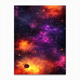 Space Wallpaper Canvas Print