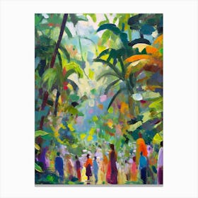People In The Jungle Canvas Print