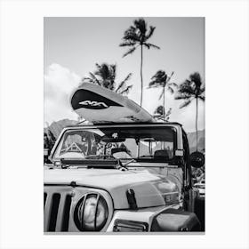 Surf Car 4x4 Offroad Beach Cruiser California Canvas Print
