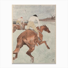 The Jockey (1899), 1, Henri de Toulouse-Lautrec Canvas Print