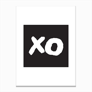 XO BLACK BOX Canvas Print