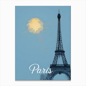 Paris Eiffel Tower 1 Canvas Print