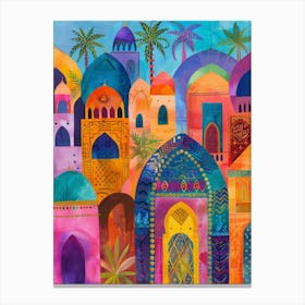 Arabic City 2 Canvas Print