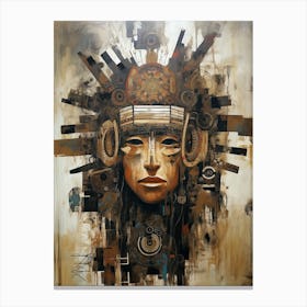 Aztec Woman Canvas Print