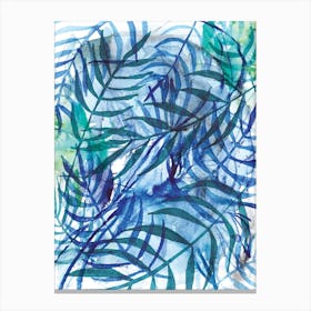 Nature In Blue Number Three Canvas Print