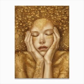 Golden Girl 5 Canvas Print