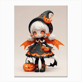 Halloween Witch 12 Canvas Print