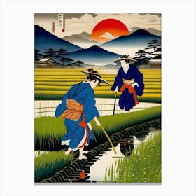 Traditional Japanese Art 2 Canvas Print