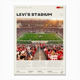 San Francisco - Levi'S Stadium 2 Canvas Print