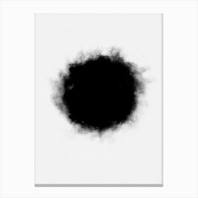 Black Smoke Canvas Print