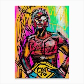 Izzy Adesanya Canvas Print