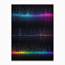 Sound Wave Background 1 Canvas Print