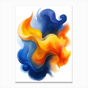 Fire And Water 2 Canvas Print