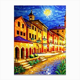 Mosaic Painting Canvas Print