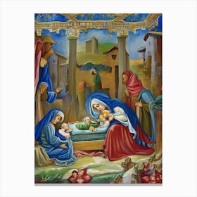 Nativity Scene 17 Canvas Print