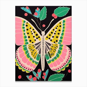 Maximalist Animal Painting Butterfly 3 Canvas Print