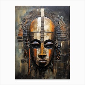 African Mask 13 Canvas Print