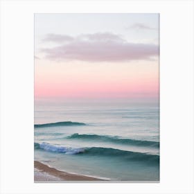 Broadstairs Beach, Kent Pink Photography 2 Canvas Print