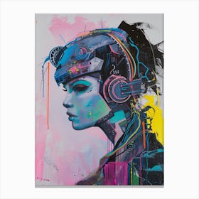 Futuristic Woman Canvas Print