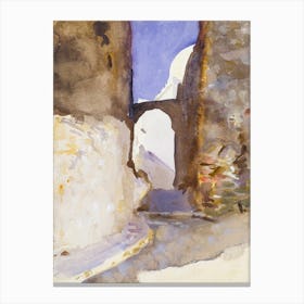 Street, Tangier (1895), John Singer Sargent Canvas Print