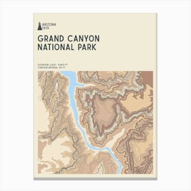 Grand Canyon National Park Series Arizona Usa Canvas Print