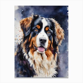 Bernese Mountain Dog Canvas Print