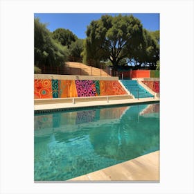 Pool Mural Canvas Print