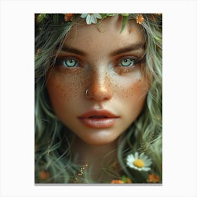 Flower Girl 9 Canvas Print