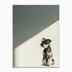 Schnauzer. Generated AI. Art Print Canvas Print