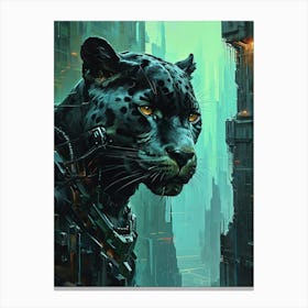 Cyberpanther Canvas Print