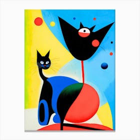 Cat And Dog Canvas Print