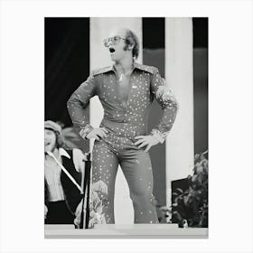 Elton John At Midsummer Music Canvas Print