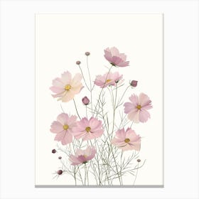 Pink Cosmos Kids and Nursery Canvas Print