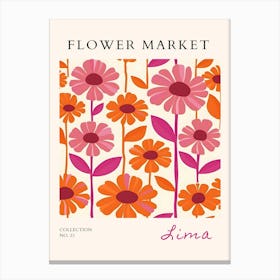 Flower Market 68 Canvas Print