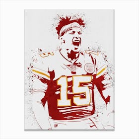 Patrick Mahomes Canvas Print