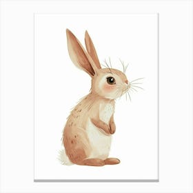 Mini Rex Rabbit Kids Illustration 1 Canvas Print