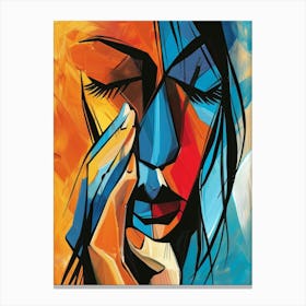 Pain on Colors Canvas Print