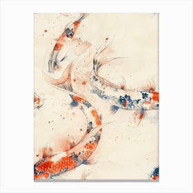 Watercolor Koi 26 Canvas Print